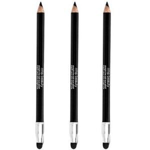 3X - RMS Beauty Straight Line Kohl Eye Pencil EYELINER, HD Black 1.08g/0.038 oz